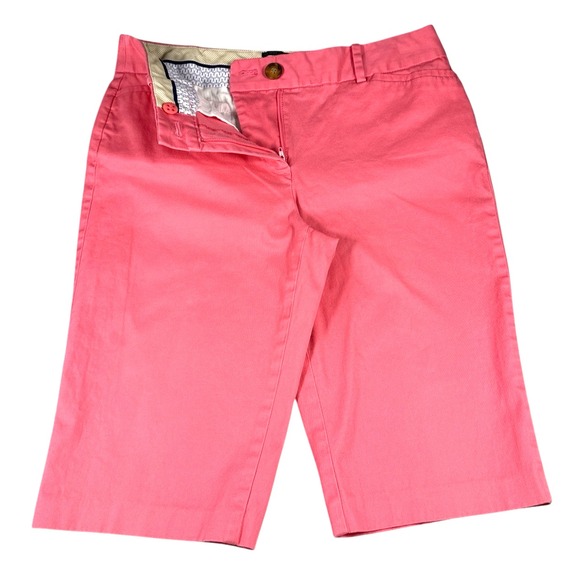 Talbots Women’s The Perfect Crop Collection Petite Bermuda Shorts – Pink Size 4P - Picture 9 of 14